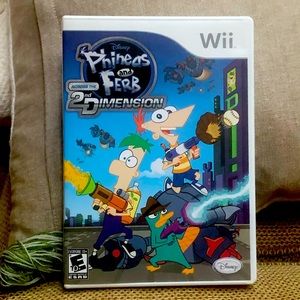 Phineas and Ferb 2nd Dimension Wii Game